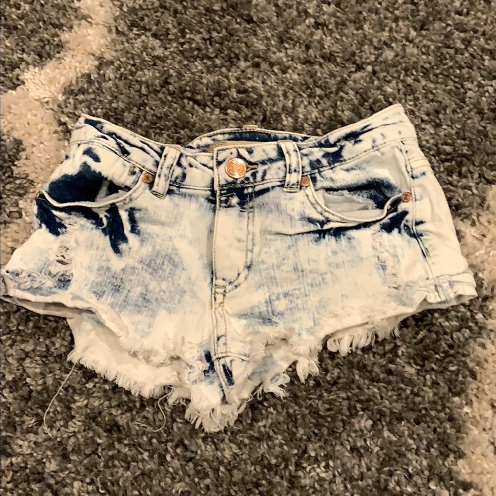 Light Wash Jean Shorts